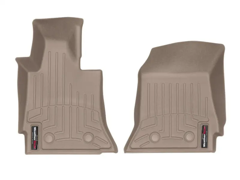 WeatherTech 14+ Chevy Corvette Front FloorLiner - Tan (WET455891)