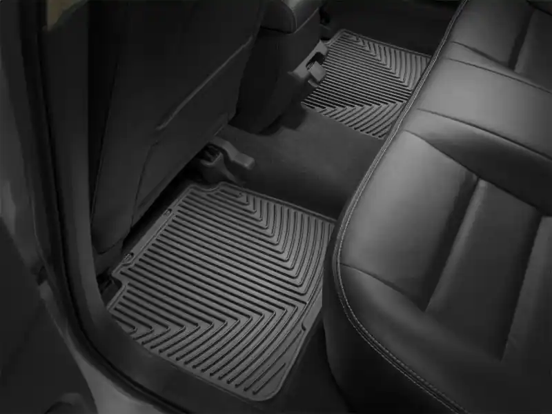 WeatherTech 2020+ Chevrolet Corvette Front Rubber Mats - Black (WETW553)