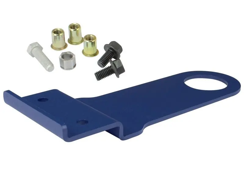 aFe Control Front Tow Hook Blue 05-13 Chevrolet Corvette (C6) (AFE450-401005-L)