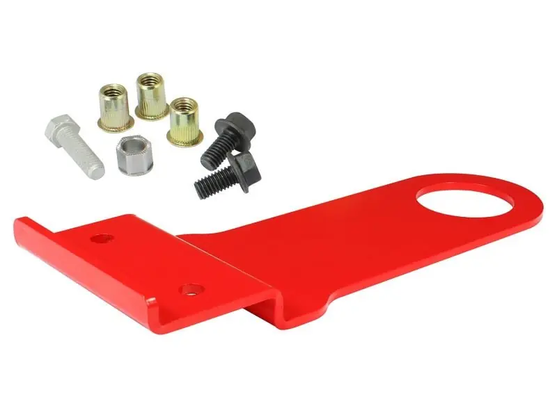 aFe Control Front Tow Hook Red 05-13 Chevrolet Corvette (C6) (AFE450-401005-R)