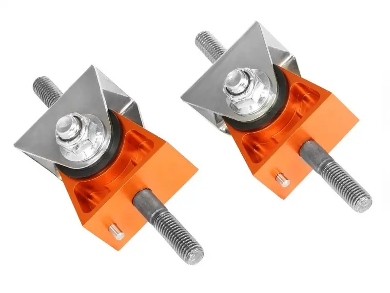 aFe Control PFADT Series Engine Mount Set; Chevrolet Corvette (C5/C6) 97-13 Orange (AFE450-401007-N)
