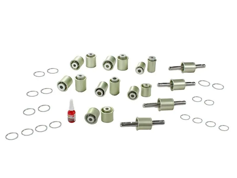 aFe Control PFADT Steel Frame Solid Spherical Control Arm Bearings Set; Chevy Corvette C5 / C6 97-13 (AFE460-401001-A)