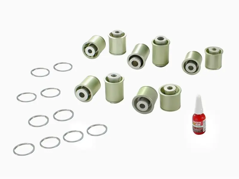 aFe Control PFADT Steel Frame Drag Rear Solid Spherical C/A Bearings Set; Chevy Corvette C5 / C6 (AFE460-401002-A)