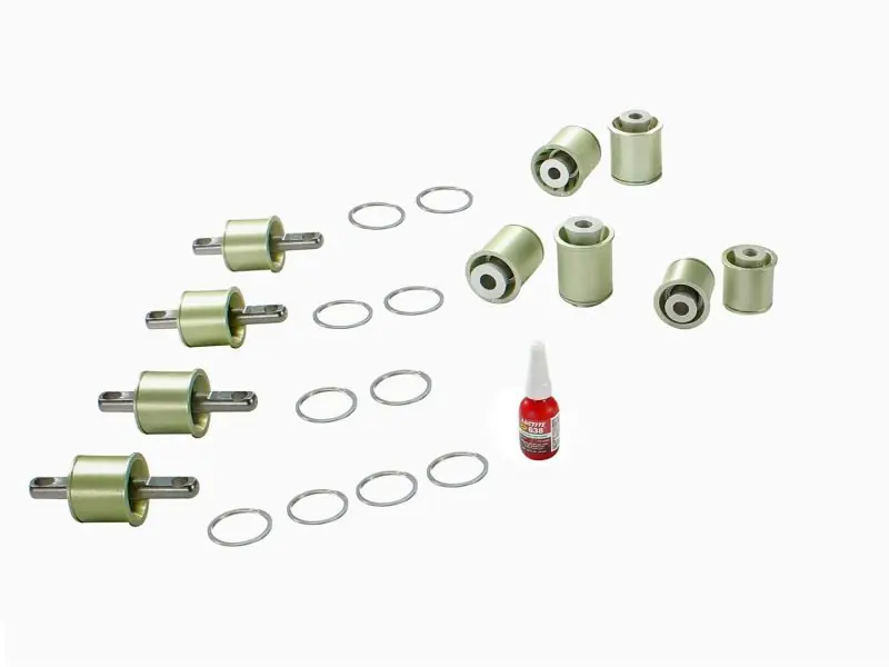 aFe Control PFADT Alum Frame Drag Rear Solid Spherical C/A Bearings Set; 06-13 Chevy Corvette C6 Z06 (AFE460-401004-A)
