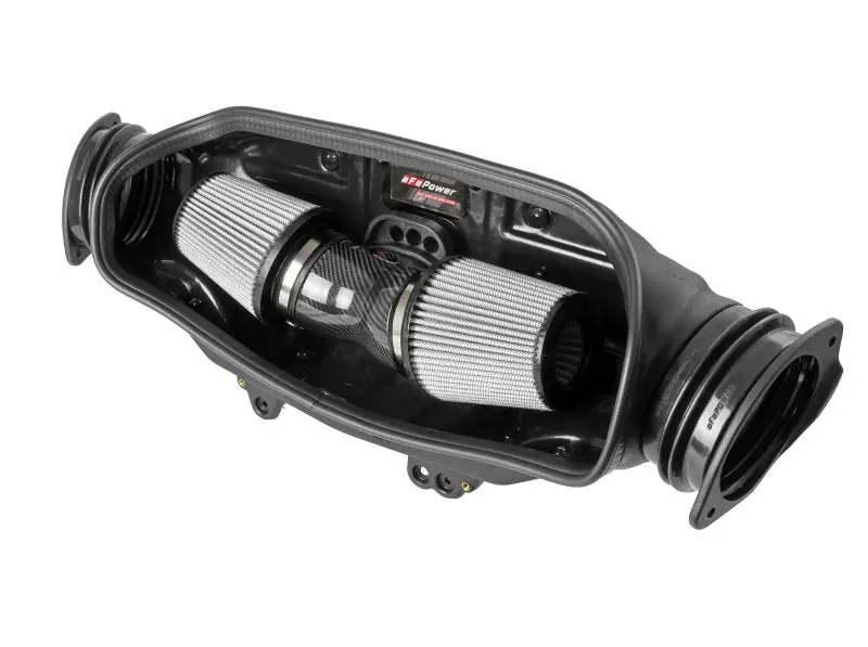 aFe 2020 Corvette C8 Track Series Carbon Fiber Cold Air Intake System With Pro DRY S Filters (AFE57-10013D)