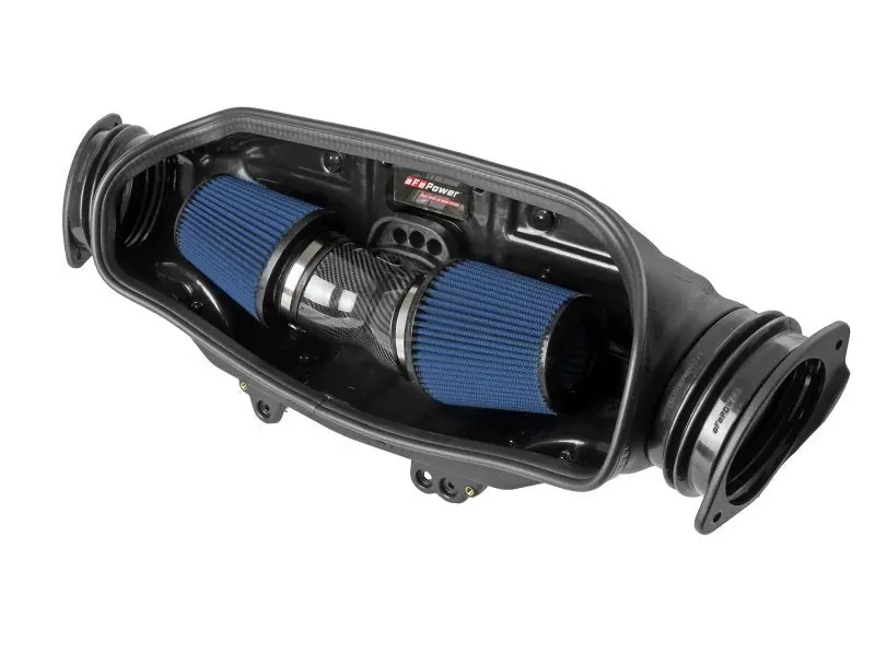 aFe 2020 Chevrolet Corvette C8 Track Series Carbon Fiber Cold Air Intake System With Pro 5R Filters (AFE57-10013R)
