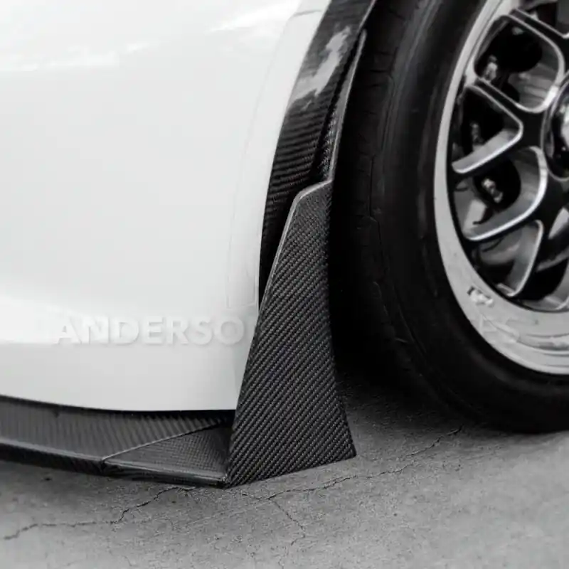 Anderson Composites 14+ Chevrolet Corvette C7 Z06 Front Bumper Canards (ANDAC-FL14CHC7-Z6XC)