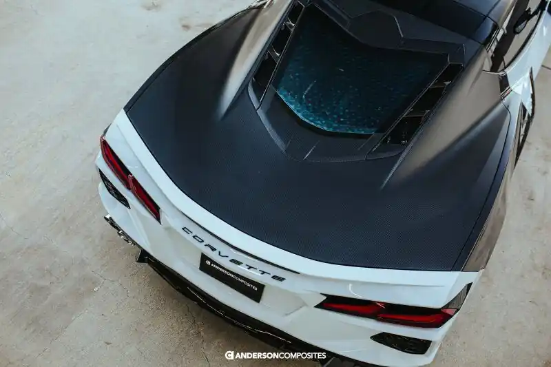 Anderson Composites 20-21 Chevrolet Corvette C8 Dry Carbon Decklid (ANDAC-TL20CHC8-DRY)