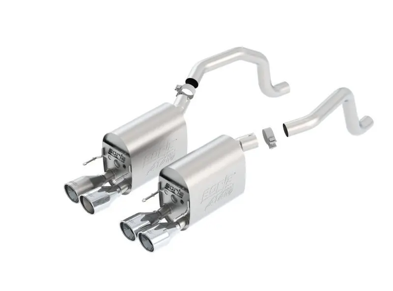 Borla 09-12 Chevy Corvette C6 Coupe/Convertible 6.2L 8cyl Aggressive ATAK Exhaust (BOR11812)