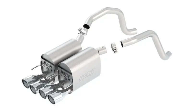 Borla 05-08 Corvette Coupe/Conv 6.0L/6.2L 8cyl 6spd RWD Touring SS Exhaust (rear section only) (BOR11814)