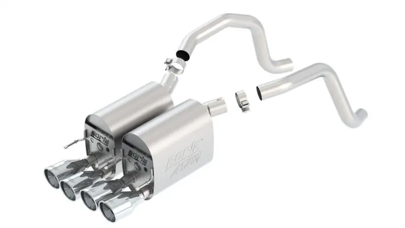 Borla 05-08 Chevrolet Corvette Coupe/Conv 6.0L/6.2L 8cyl Aggressive ATAK Exhaust (rear section only) (BOR11816)