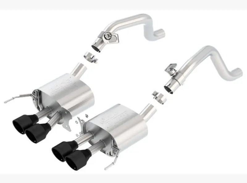 Borla 14-17 C7 Corvette Stingray Axle-Back ATAK Exhaust 2.75in to Muffler Dual 2.0in Out 4.25in Tip (BOR11863CB)