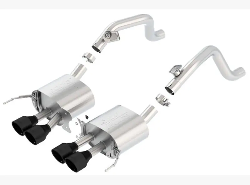 Borla 14-18 C7 Corvette Stingray Axle-Back ATAK Exhaust 2.75in To Muffler Dual 2.0in Out 4.25in Tip (BOR11869CB)