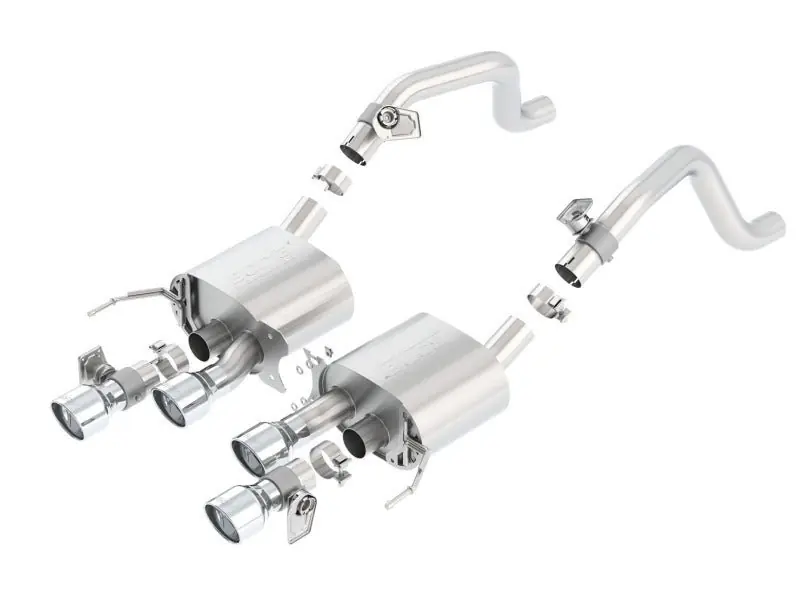 Borla 2014 Chevrolet Corvette C7 6.2L 8cyl S Type Exhaust w/ NPP Dual Mode (rear section only) (BOR11874)