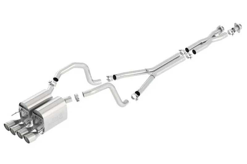 Borla 05-08 Chevrolet Corvette Coupe/Conv 6.0L/6.2L 8cyl 4spd/6spd RWD inS-Type IIin Catback Exhaust (BOR140452)
