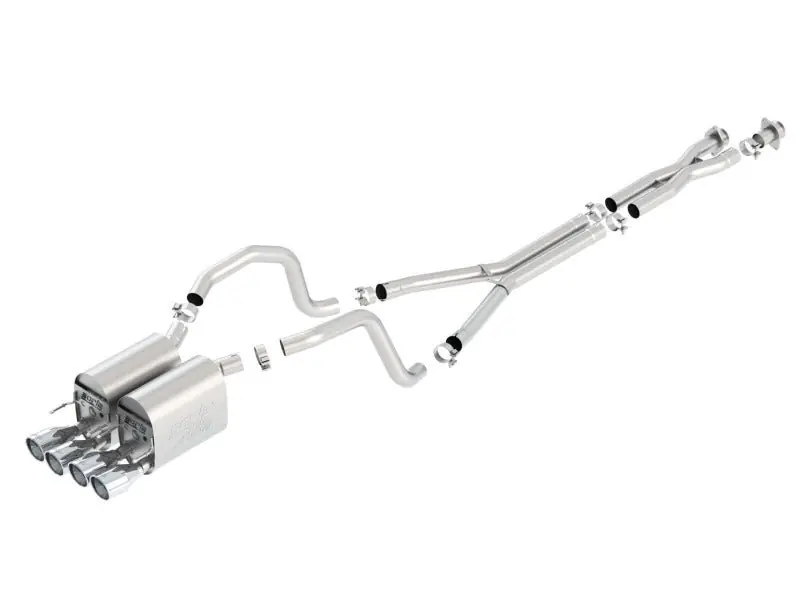 Borla 05-08 Chevrolet Corvette Coupe/Convertible 2dr 6.2L 8cyl AT/MT 6spd ATAK SS Catback Exhaust (BOR140453)