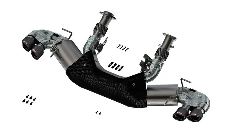 Borla 20-23 Chevy Corvette 6.2L V8 AT w/o NPP 3in ATAK Catback Exhaust - Carbon Fiber Tips (BOR140841CF)