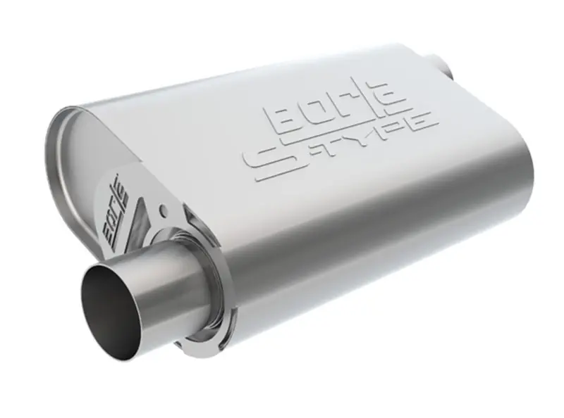 Borla CrateMuffler LS3 S-Type 2.50in Offset/Offset 14inx4.35inx9in Oval Muffler (BOR400946)