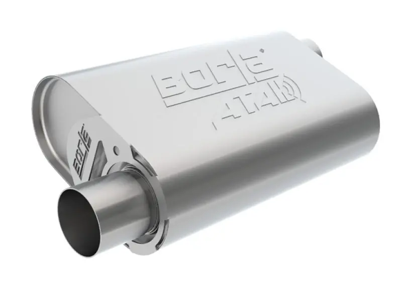 Borla CrateMuffler LS3 ATAK 2.5in Offset/Offset 14inx4.35inx9in Muffler (BOR400947)
