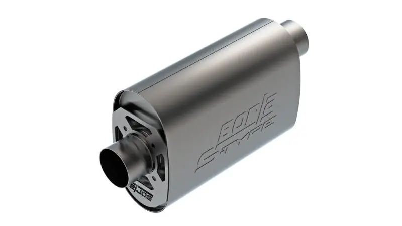 Borla CrateMuffler LS3 3in Offset/Center 14in x 4.35in x 9.10in Oval Muffler S-Type (BOR400957)