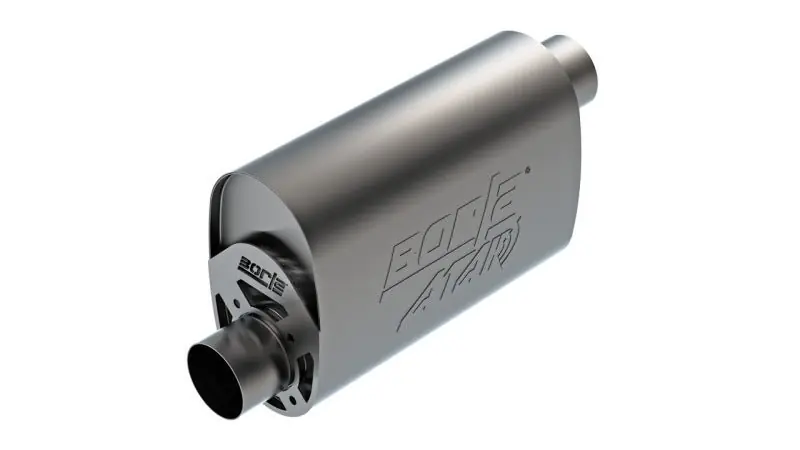 Borla CrateMuffler LS3 3in Offset In/Offset Out 14in x 4.35in x 9.10in Oval Muffler ATAK (BOR400960)