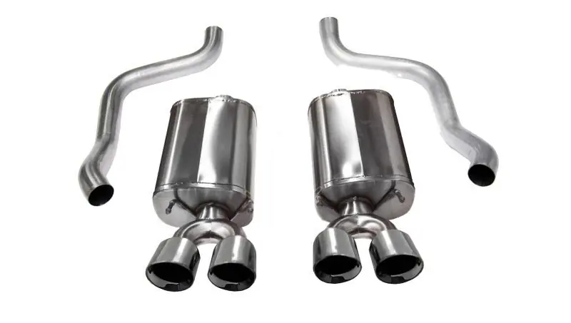 Corsa 2009-2013 Chevrolet Corvette C6 6.2L V8 Polished Sport Axle-Back Exhaust (COR14108)