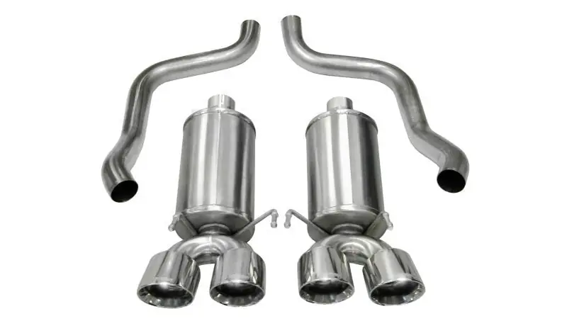 Corsa 2005-2007 Chevrolet Corvette C6 6.0L V8 Polished Xtreme Axle-Back Exhaust (COR14469)