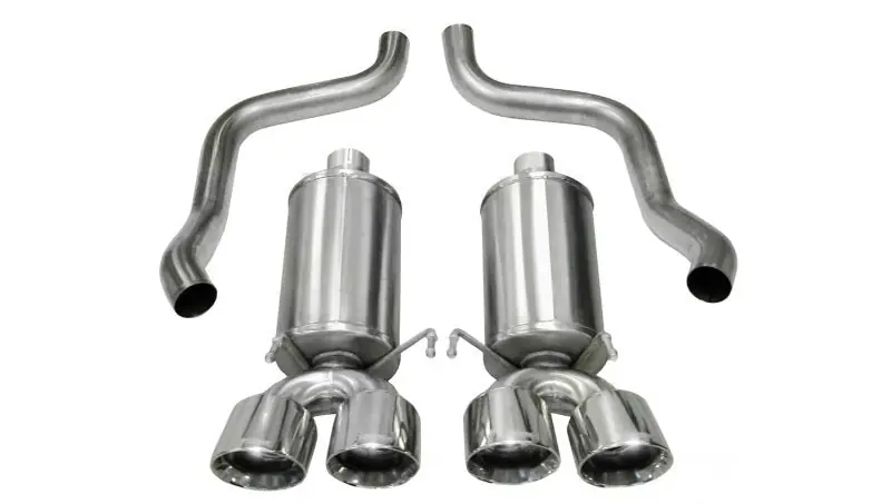 Corsa 2009-2013 Chevrolet Corvette C6 6.2L V8 Polished Xtreme Axle-Back Exhaust (COR14470)