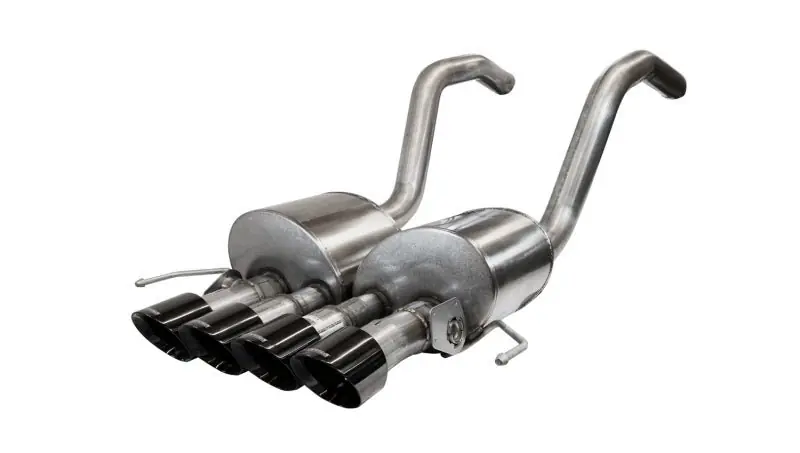 Corsa 2015-2019 Chevrolet Corvette C7 Z06 6.2L 2.75in Xtreme Axle-Back w/ Dual NPP & Quad Black Tips (COR14777BLK)