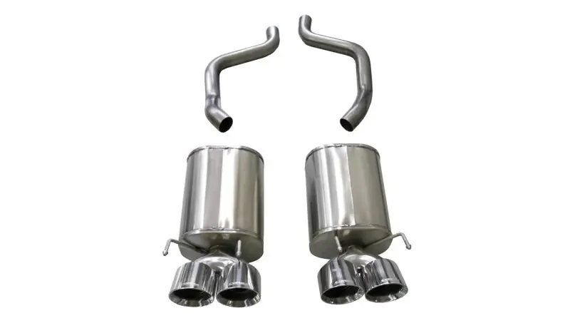 Corsa 2009-2013 Chevrolet Corvette (C6) 6.2L Polished Sport Axle-Back Exhaust w/4.5in Tips (COR21011)