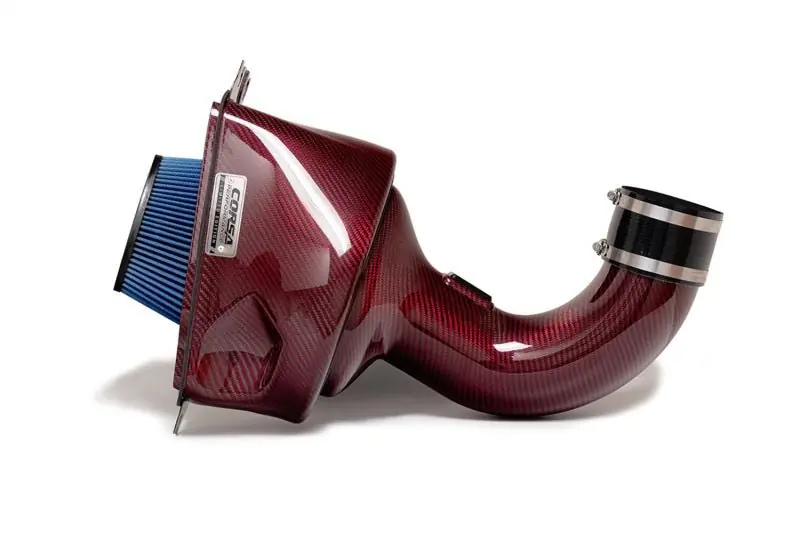 Corsa 2014-19 Chevrolet Corvette C7 6.2L V8 Red Carbon Fiber Air Intake (Does Not Fit Z06/ZR1) (COR44001-R)