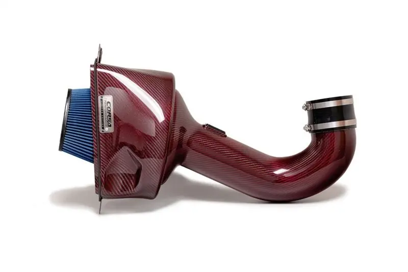 Corsa 2015-19 Chevrolet Corvette C7 Z06 6.2L V8 Red Carbon Fiber Air Intake (Does Not Fit ZR1) (COR44002-R)