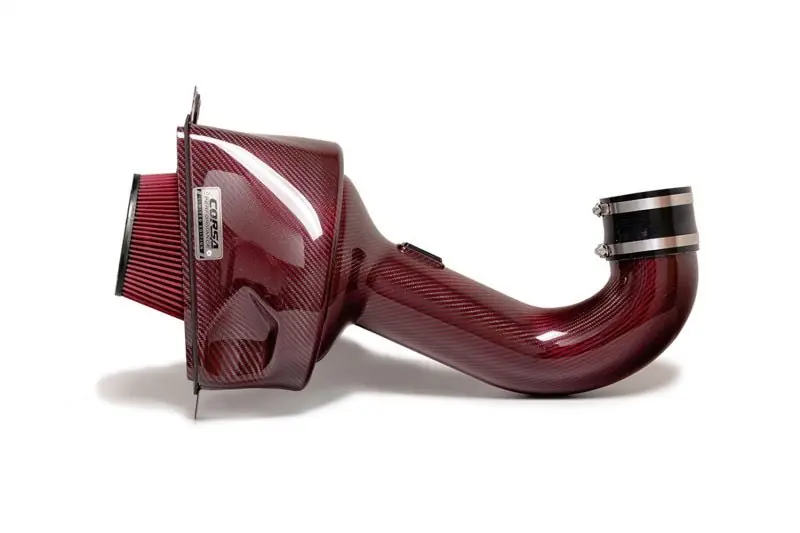 Corsa 2014-19 Chevrolet Corvette C7 6.2L V8 Red Carbon Fiber Air Intake (Does Not Fit Z06/ZR1) (COR44002D-R)