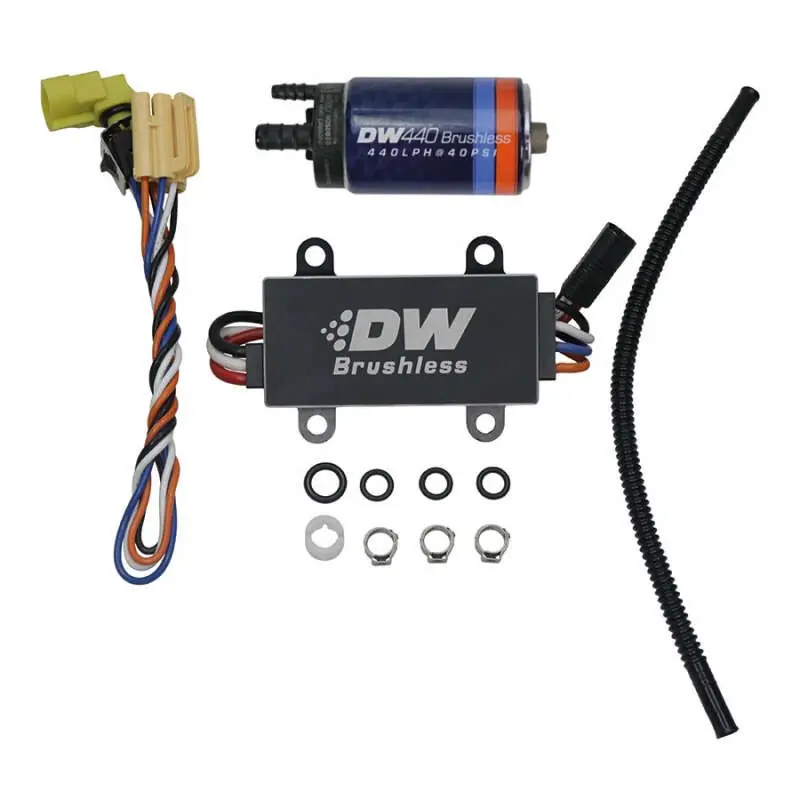 DeatschWerks DW440 440lph Brushless Fuel Pump w/+C102 Controller w/ Install Kit 14-19 Chevy Corvette (DWK9-442-C102-0911)