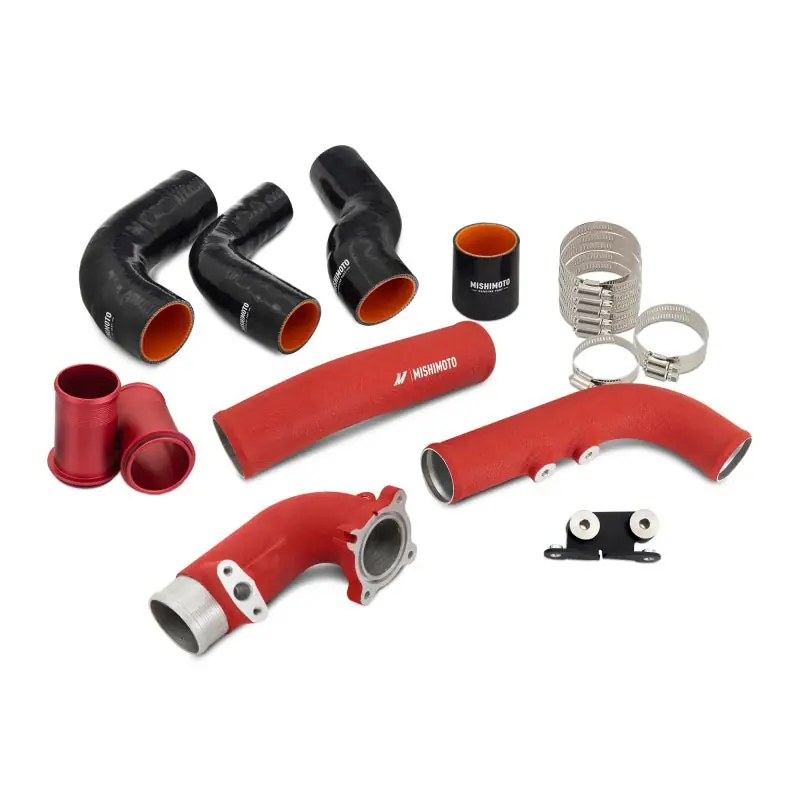 Mishimoto 2023+ Toyota GR Corolla Intercooler Pipe Kit - Wrinkle Red (MISMMICP-GRC-23RD)