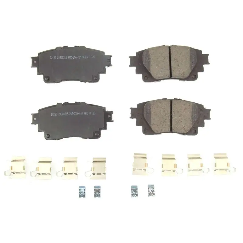 Power Stop 2019 Toyota Corolla Rear Z17 Evolution Ceramic Brake Pads w/Hardware (PSB17-2183)