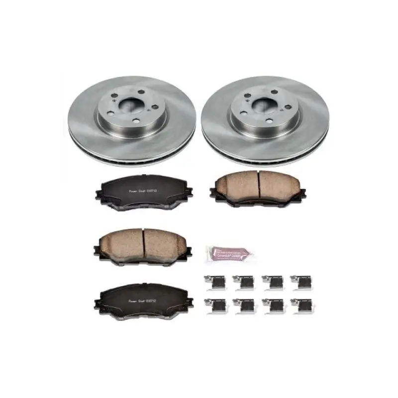 Power Stop 09-10 Pontiac Vibe Front Autospecialty Brake Kit (PSBKOE4669)