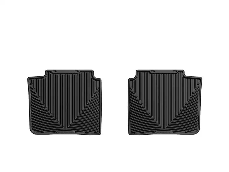WeatherTech 06+ Lincoln MKZ Rear Rubber Mats - Black (WETW256)