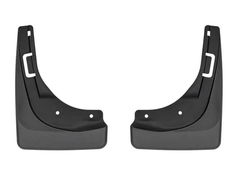 WeatherTech 20-24 Tesla Model Y No Drill Front MudFlaps - Black (WET110181)