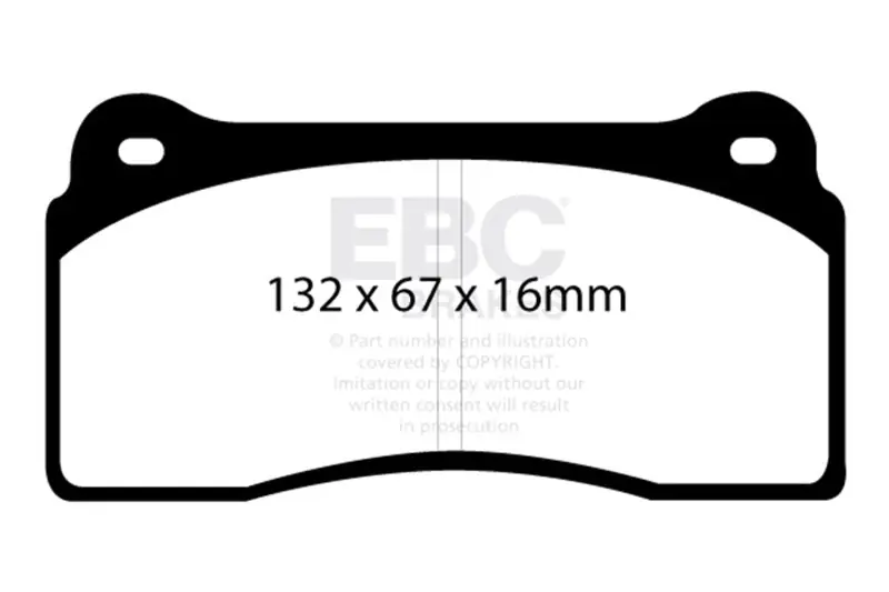 EBC 99-03 Aston Martin DB7 5.9 Redstuff Front Brake Pads (EBCDP31110C)