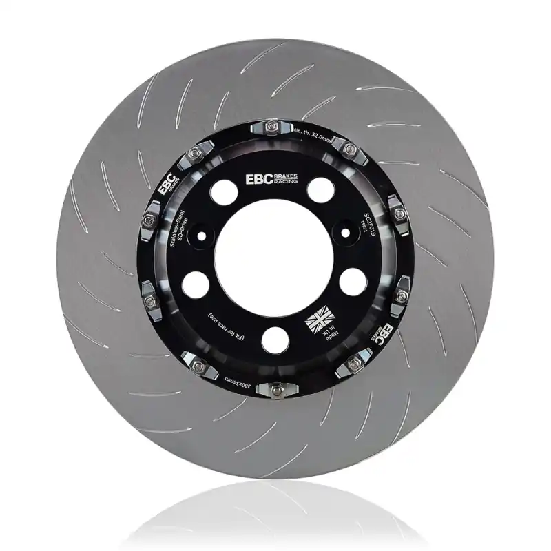 EBC Racing 2012+ Tesla Model S 2 Piece Floating Conversion SG Racing Front Rotors (EBCSG2FC2141)