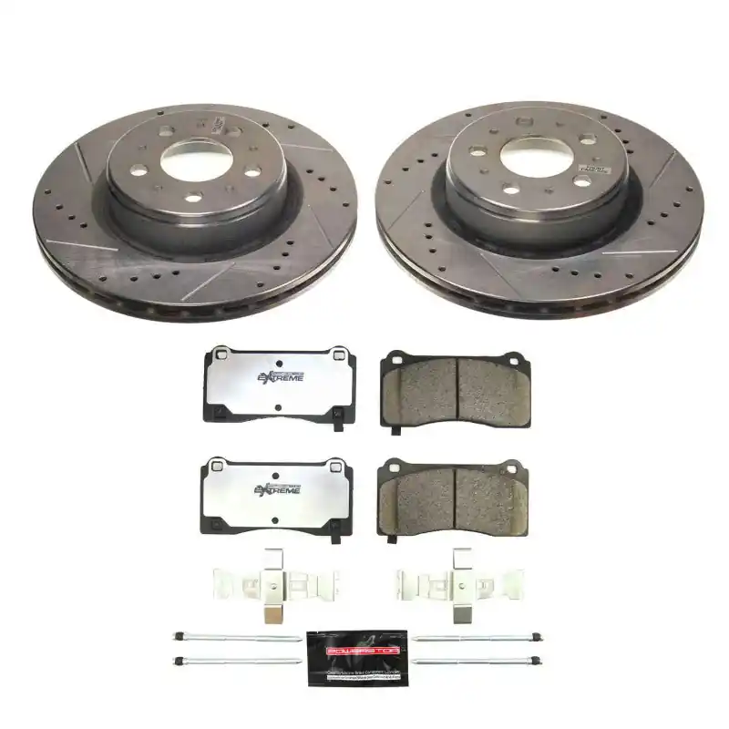 Power Stop 17-21 Tesla 3 Front Z26 Street Brake Kit (PSBK8844-26)