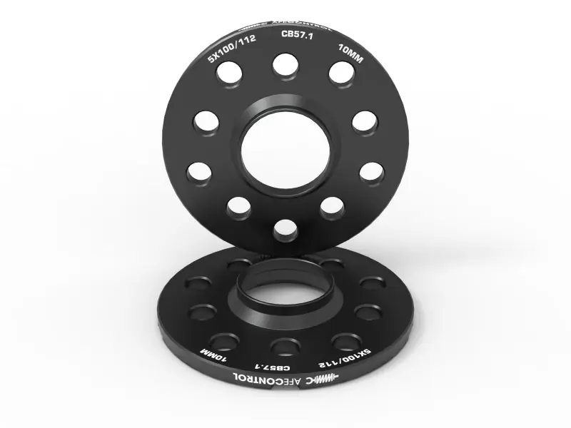 aFe CONTROL Billet Aluminum Wheel Spacers 5x100/112 CB57.1 10mm - Volkswagen/Audi (AFE610-611001-B)