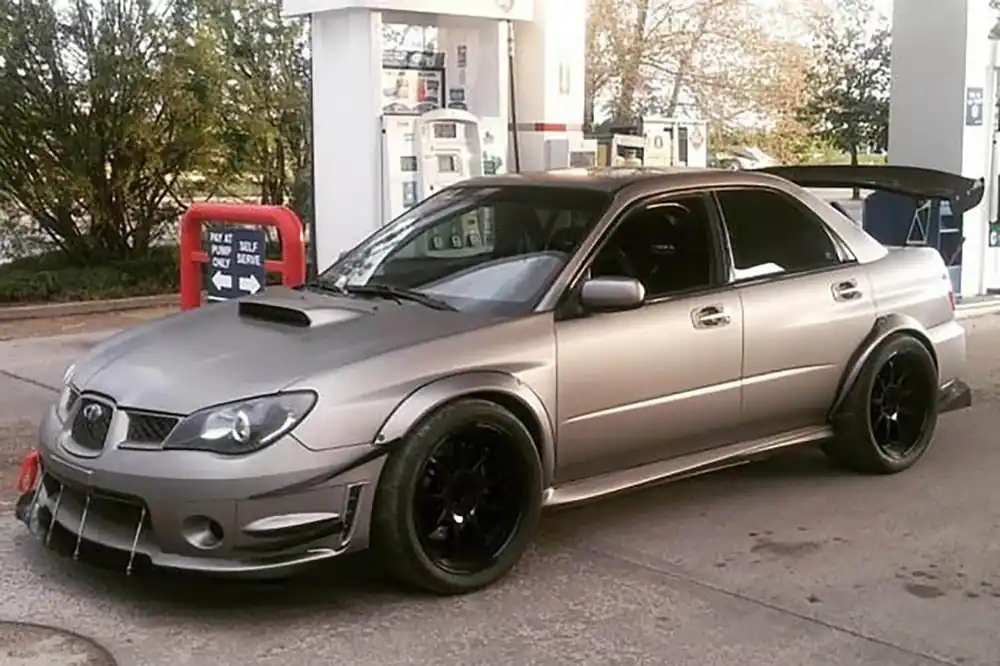 Aeroflow Dynamics 2006-2007 Subaru Wrx/Sti Front Bumper Canards V2
