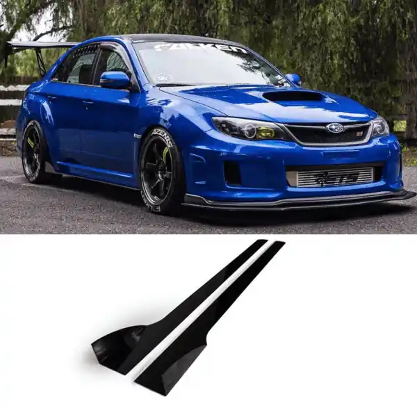 Aeroflow Dynamics 2008 - 2014 Subaru Wrx/Sti Side Skirt Extensions V2