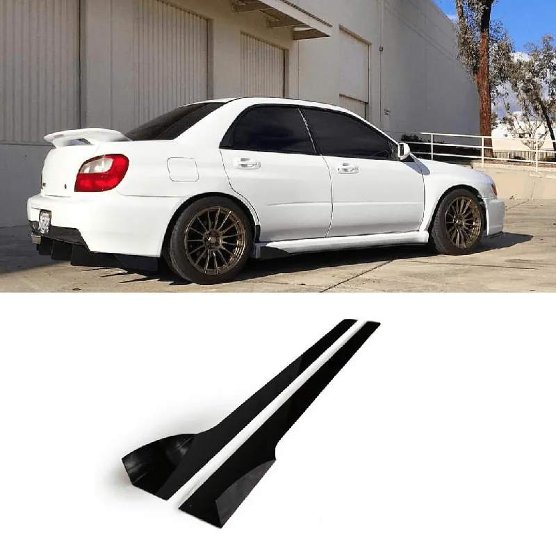 Aeroflow Dynamics Side Skirt Extension V2 (2002-2007 Subaru WRX/STI)