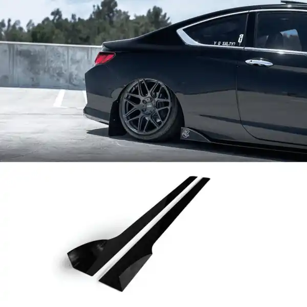 Aeroflow Dynamics 2013-2017 Honda Accord Side Skirt Extension V2 (Coupe)