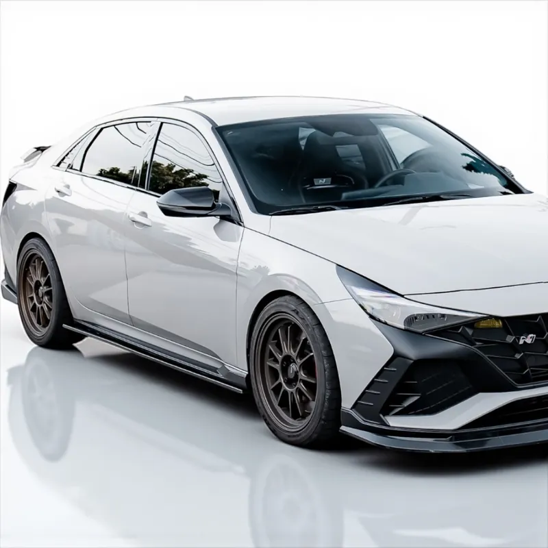 Aeroflow Dynamics 2022+ Hyundai Elantra N S Style Side Skirt Extension V1
