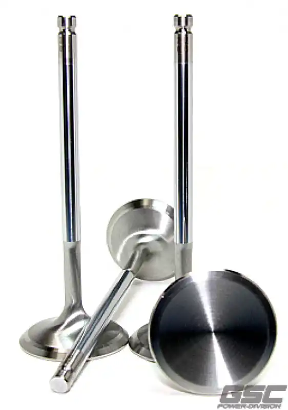 GSC P-D Audi V10 5.2L/DAZA 2.5L 33.8mm Head STD 104.4mm Long Chrome Polished Intake Valve- Set of 10 (GSC2252-10)
