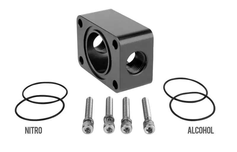 Aeromotive Spur Gear Pump Distribution Block - 2x AN-06 (AER11738)